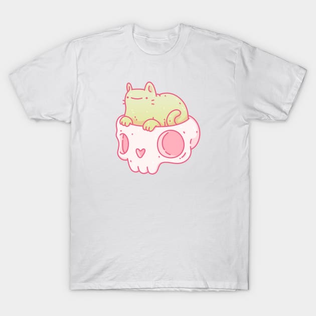 Skullcat T-Shirt by odsanyu